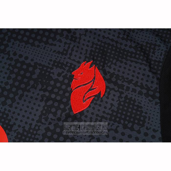 Chandal del AC Milan Manga Corta 2025-2026 Negro - Pantalon Corto